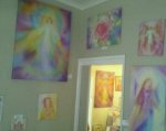 Angel paintings by Glenyss Bourne